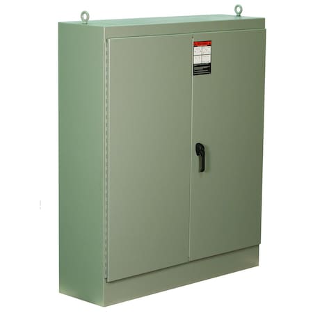 Wiegmann 3 Point Latch with Padlock Handle Electrical Enclosures, 72 in H, 24 in D, 60 in W WA726024FSD